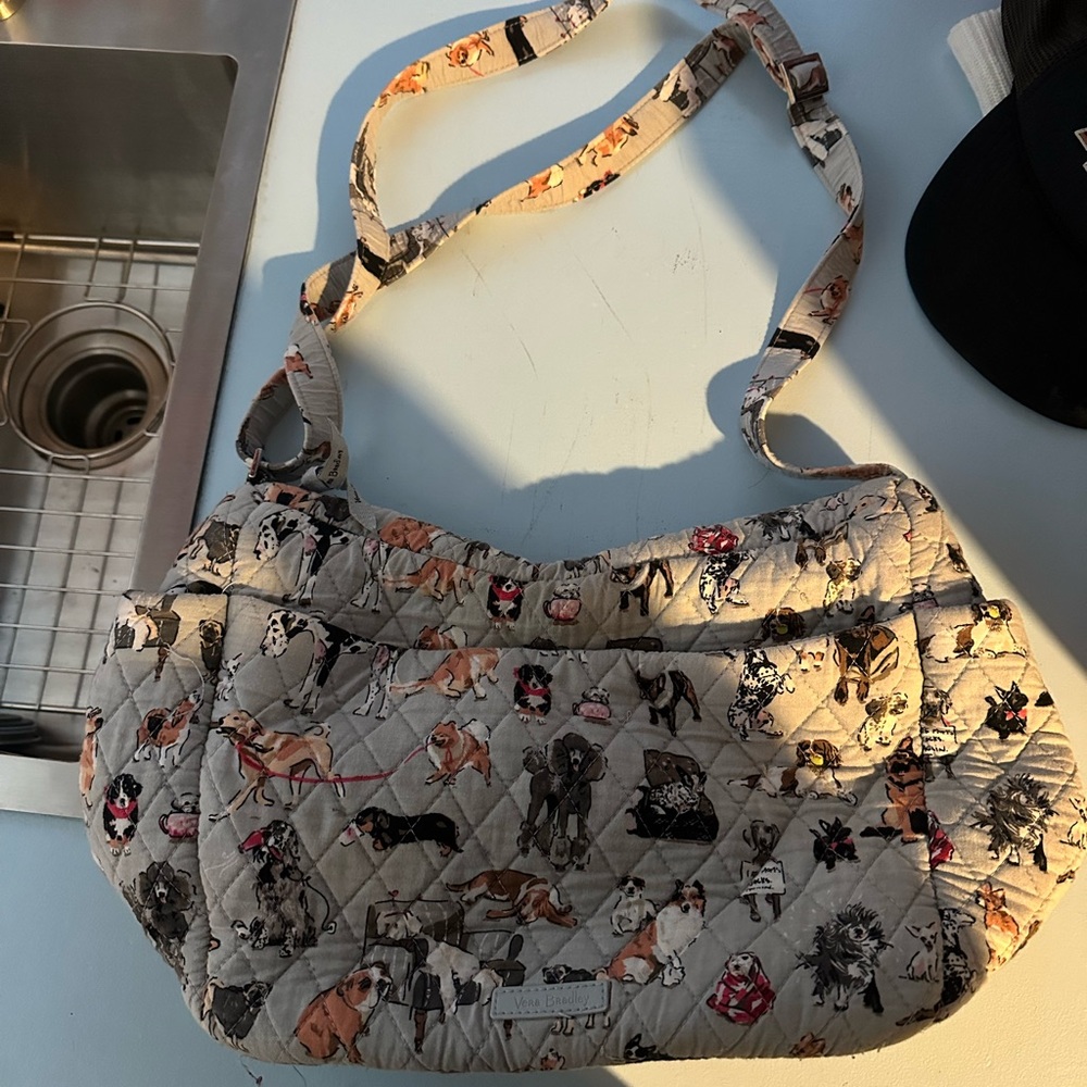 VERA BRADLEY DOG PRINT BAG